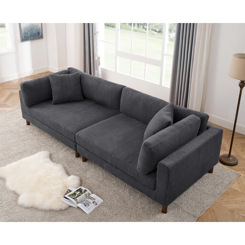 Wade Logan® Assel 116'' Upholstered Sofa & Reviews Wayfair